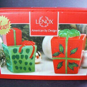NIB LENOX "The Gift of Friends "SALT & PEPPER SAKERS SET